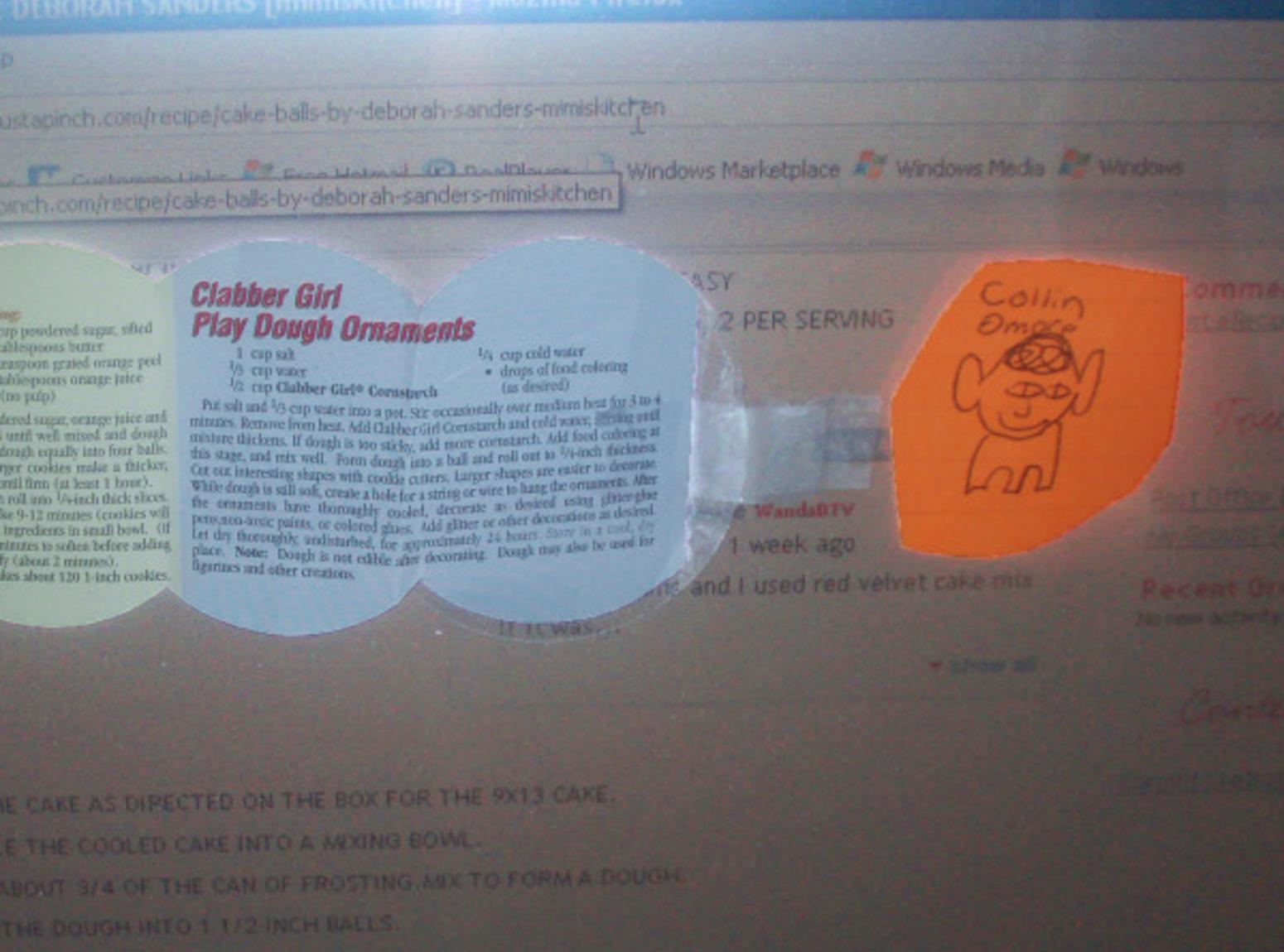 Connor's Just A Pinch "Recipe Page"