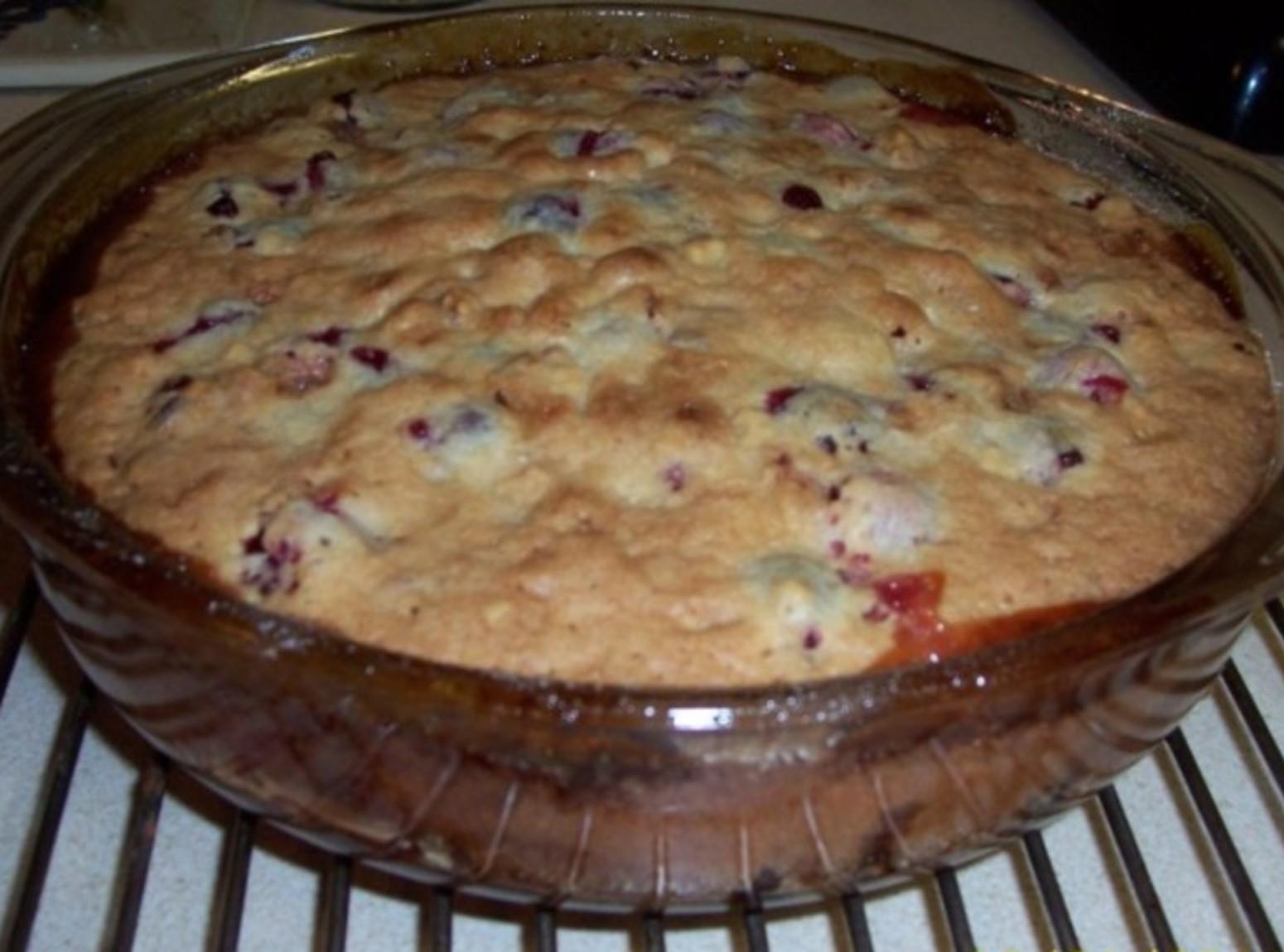 Blue Ribbon Cranberry Cream Torte