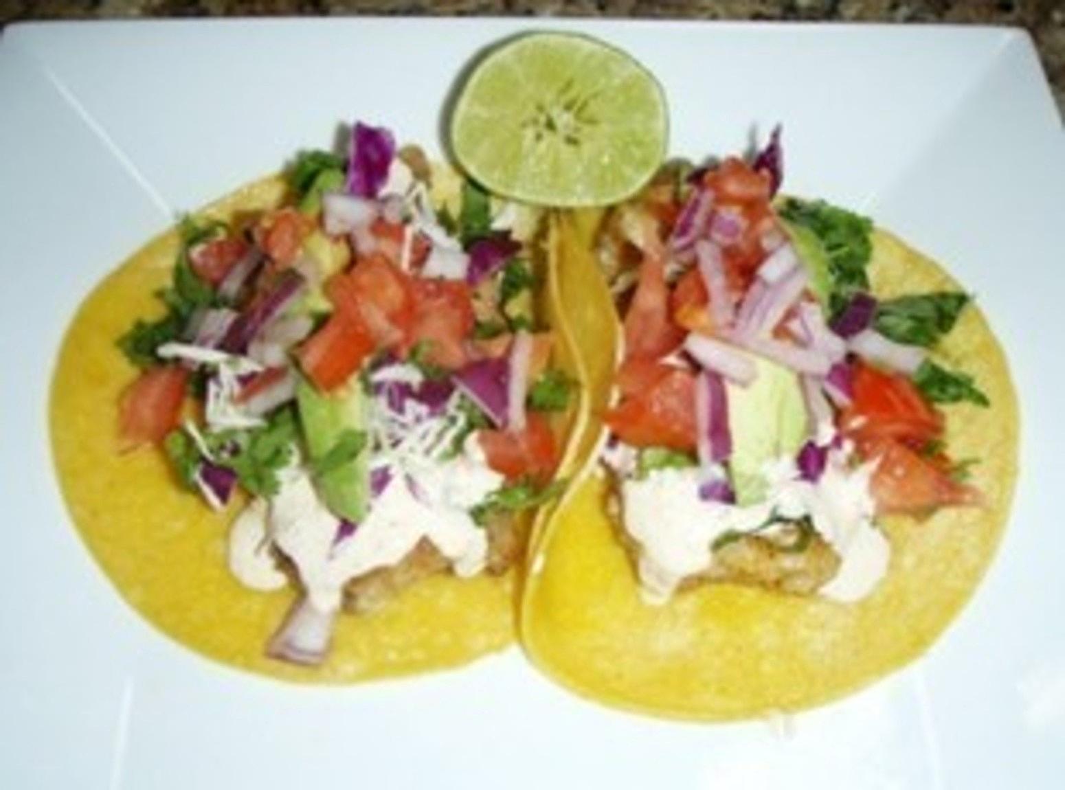 Shell's Colorful Fish Tacos