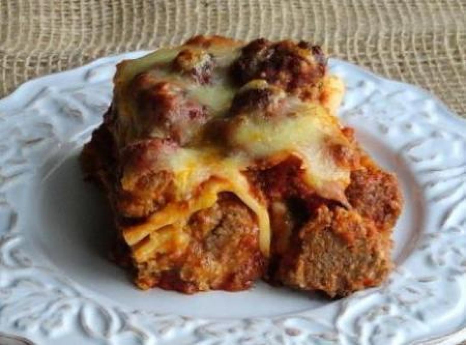 Meat Ball Lasagna