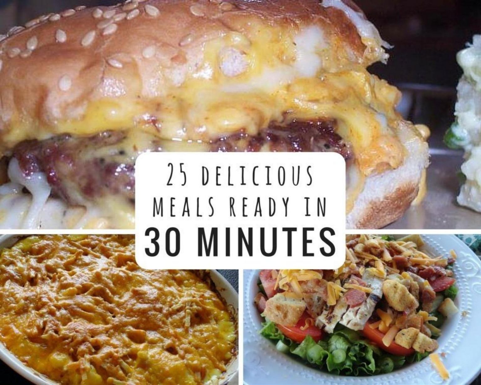 25 Easy Recipes Ready in 30 Minutes Just A Pinch