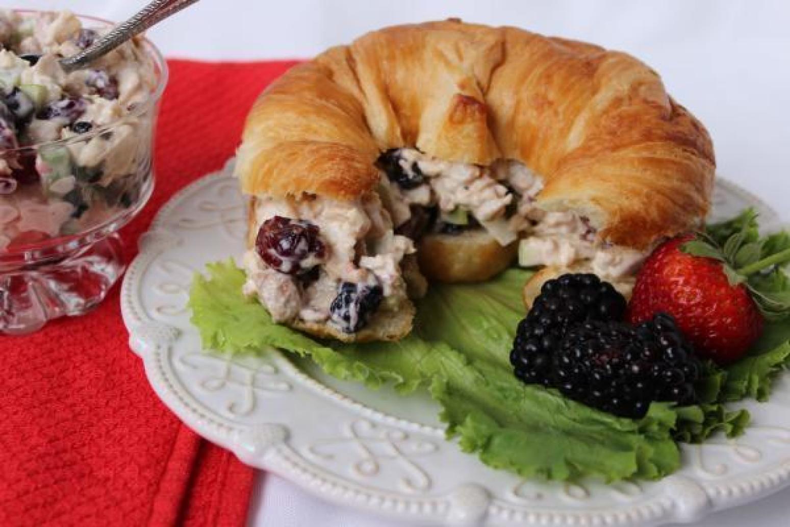 Red, White and Blue Chicken Salad