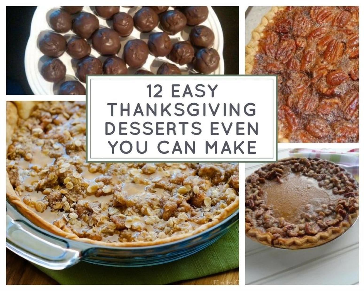 12 Easy Thanksgiving Desserts Even You Can Make - Just A Pinch