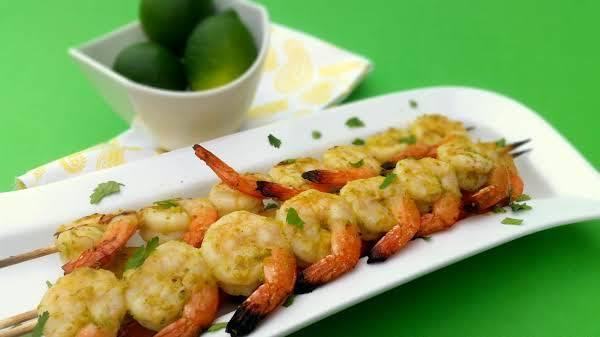 Grilled Jalapeno and Lime Shrimp Skewer