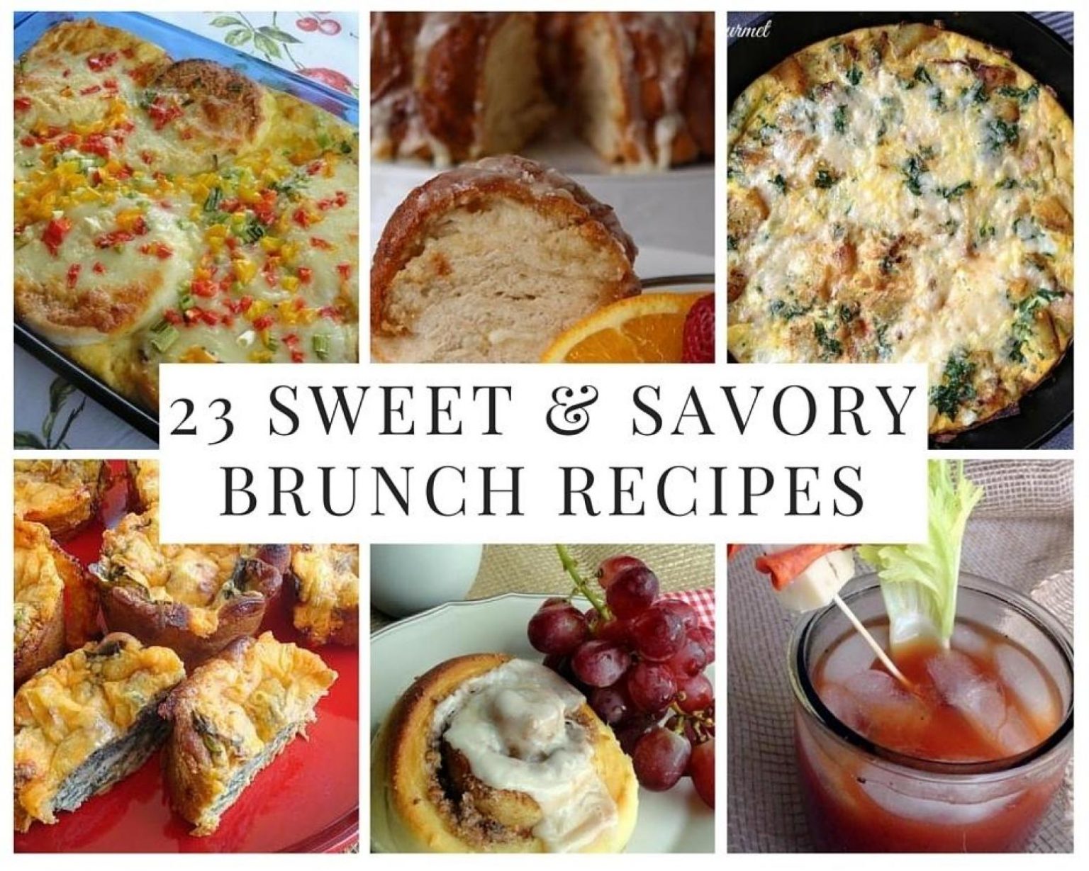 23 Sweet & Savory Brunch Recipes Just A Pinch