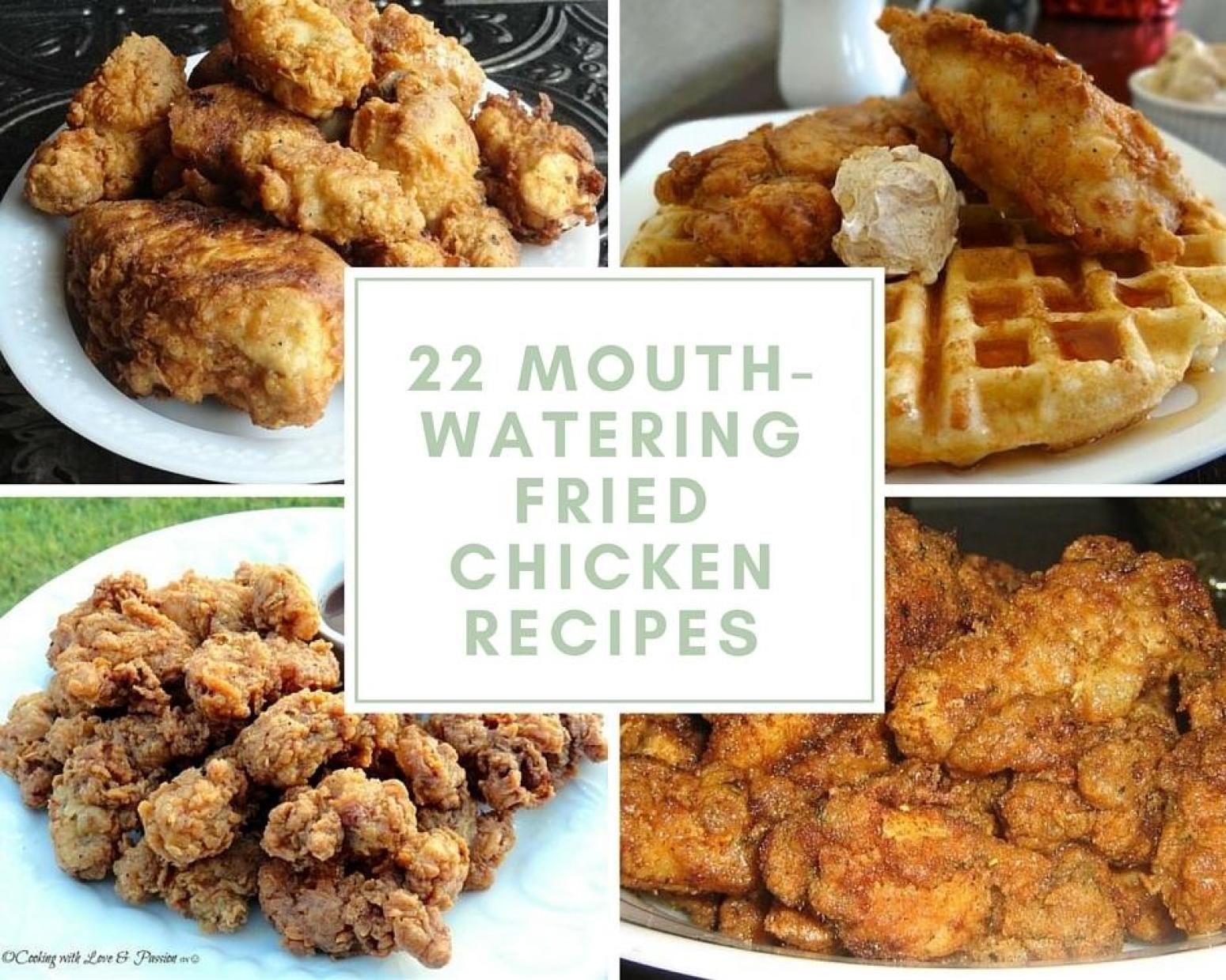 mouth watering fried chicken recipes