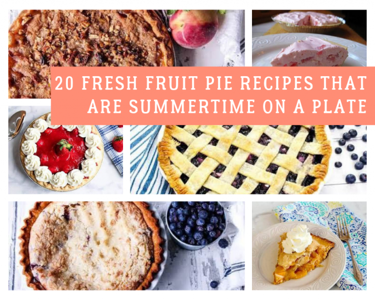 20 Fresh Fruit Pie Recipes Just A Pinch Recipes