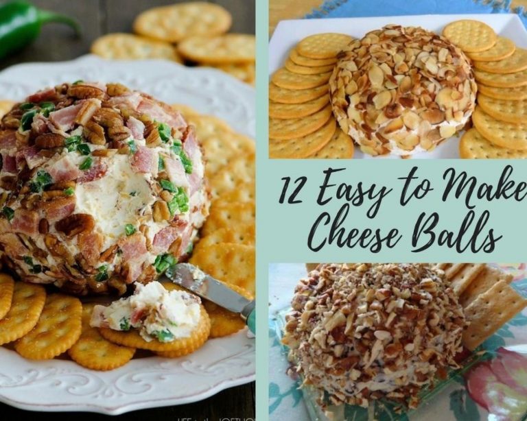 12 Easy to Make Cheese Balls Just A Pinch