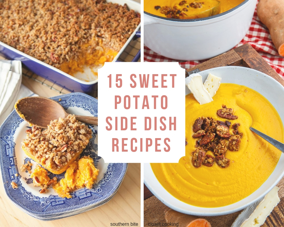 15 sweet potato side dish recipes