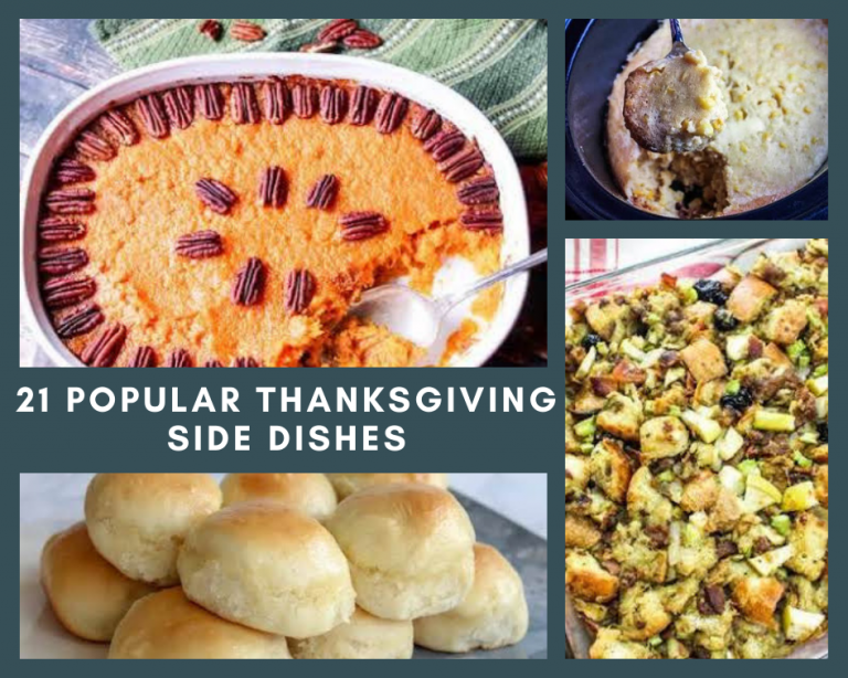 21 Popular Thanksgiving Side Dishes - Just A Pinch