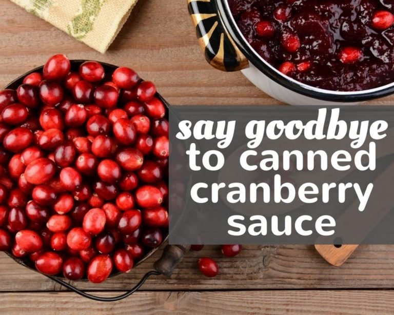 Say Goodbye to Canned Cranberry Sauce Just A Pinch