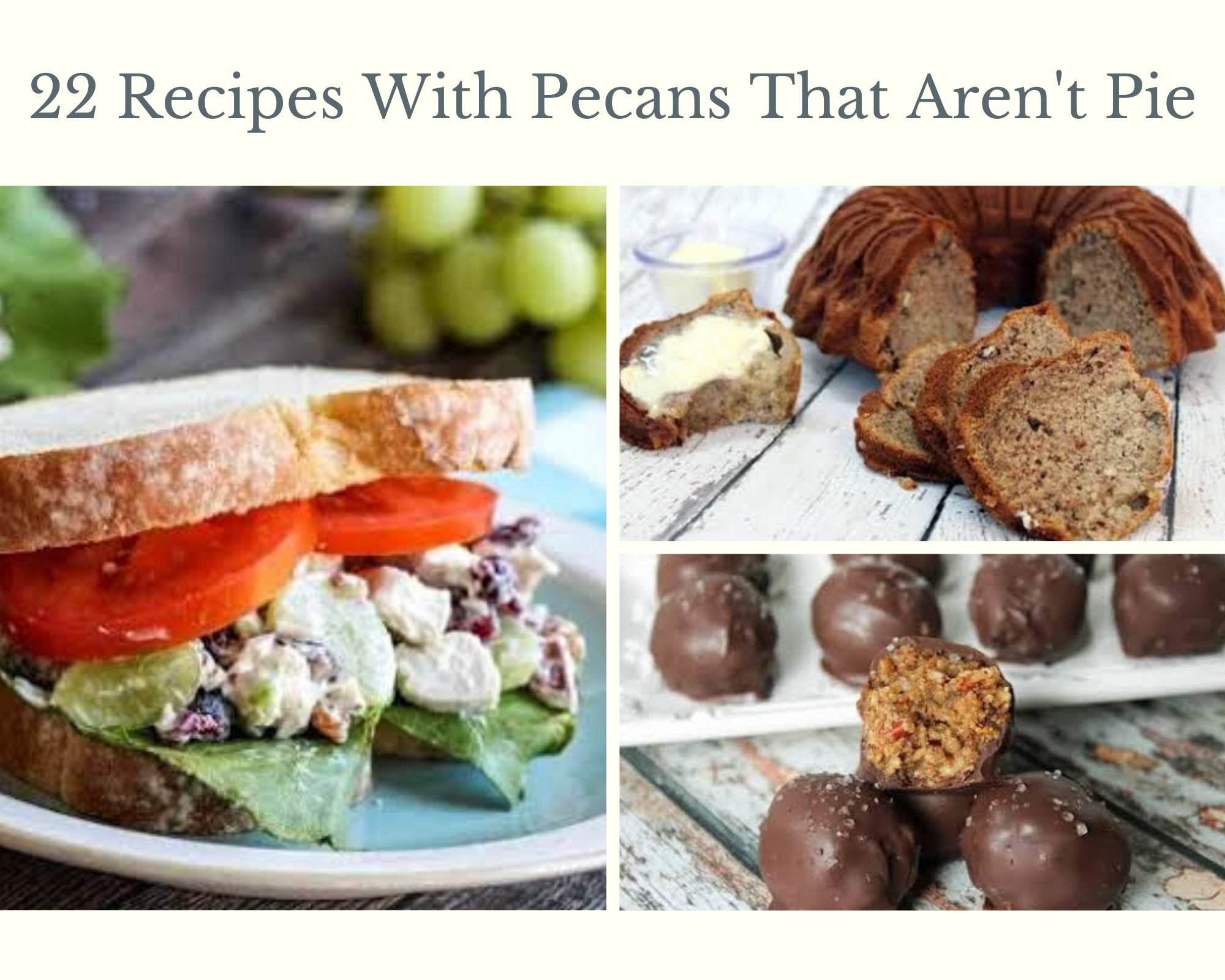Recipes with Pecans