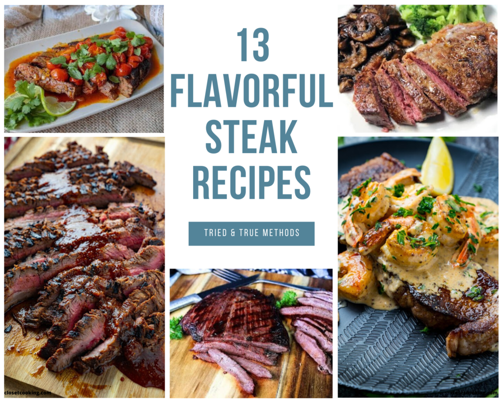 13 Flavorful Steak Recipes Just A Pinch