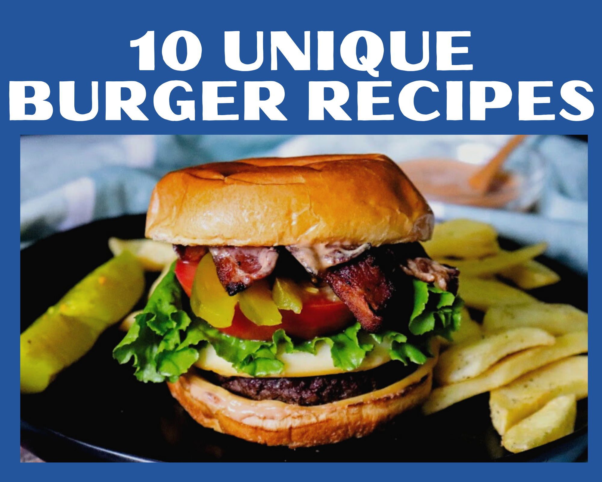 Gouda bacon burger recipe