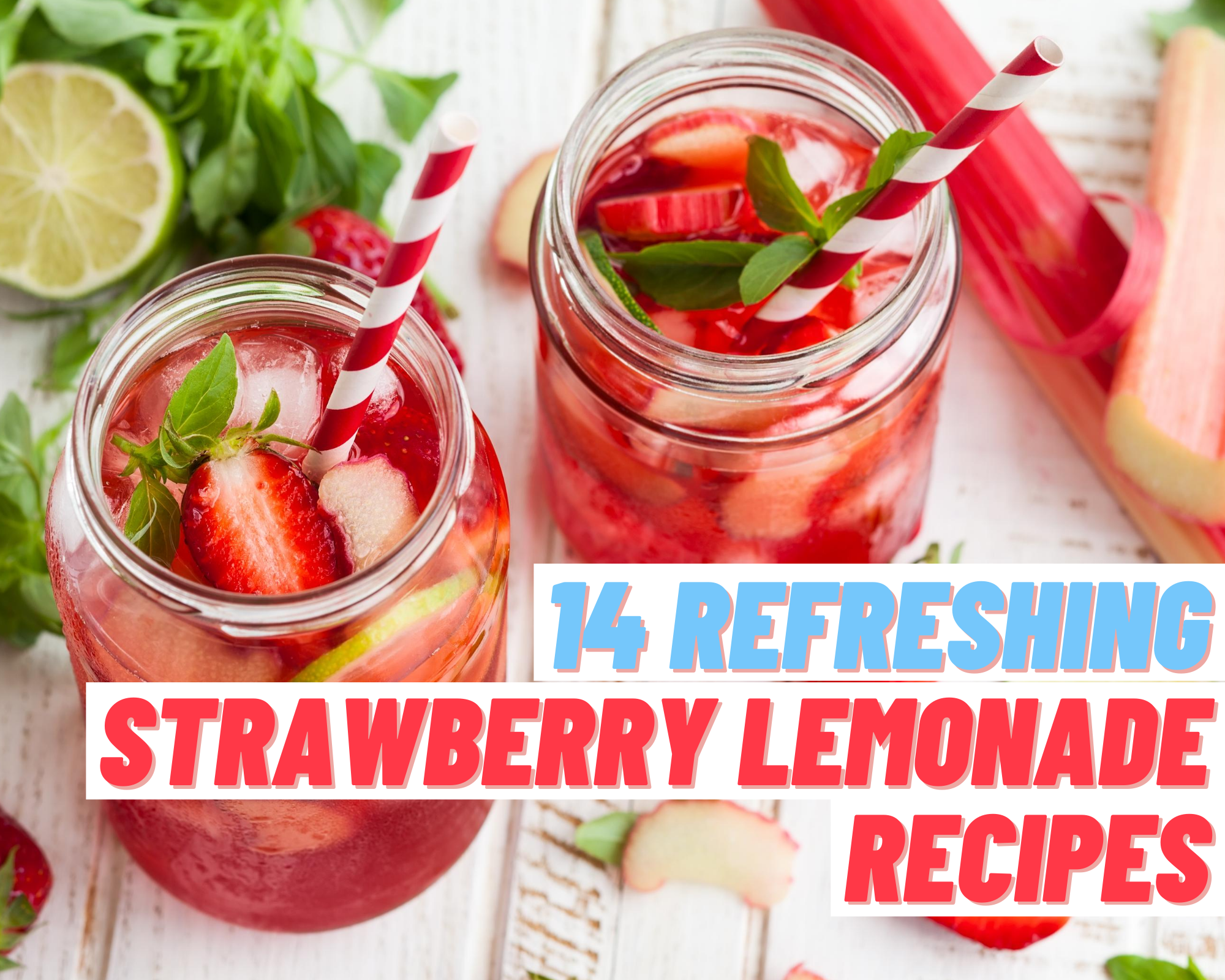 14 Refreshing Strawberry Lemonade Recipes - Just A Pinch