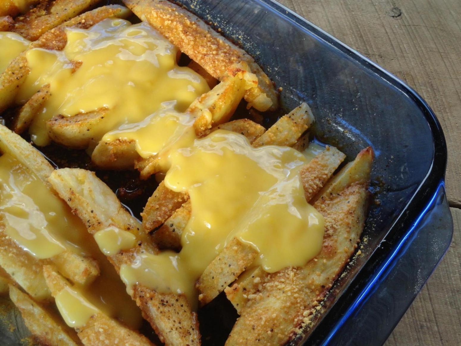 Cheesy Oven Fried Potatoes