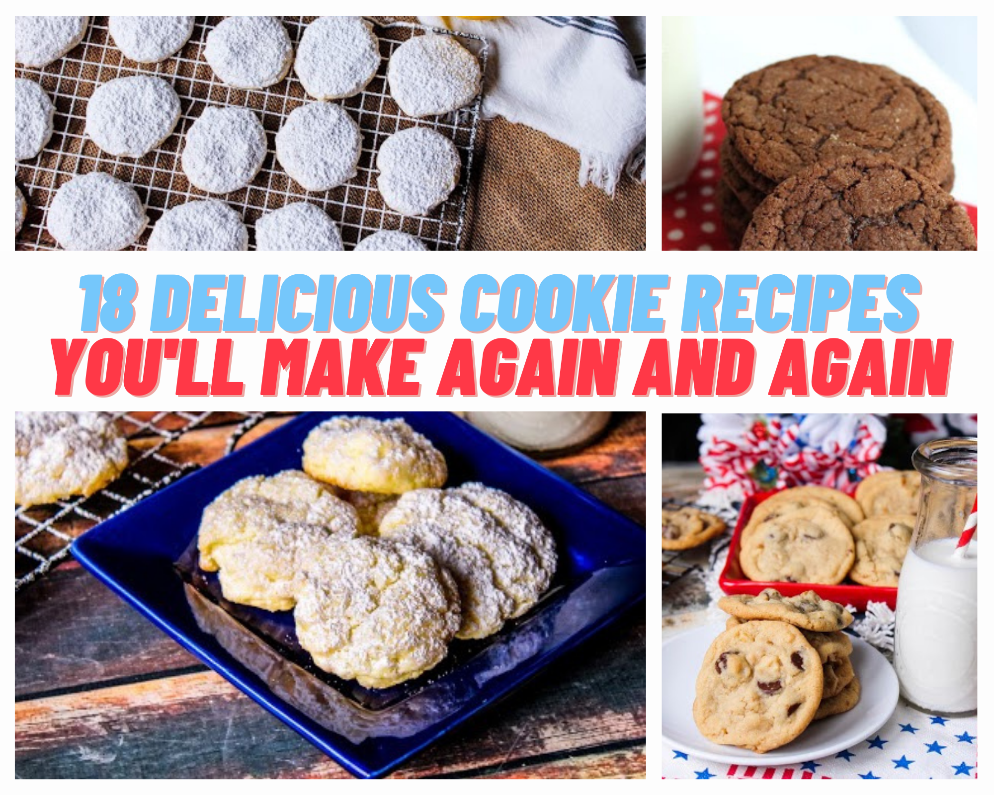 18 delicious cookies