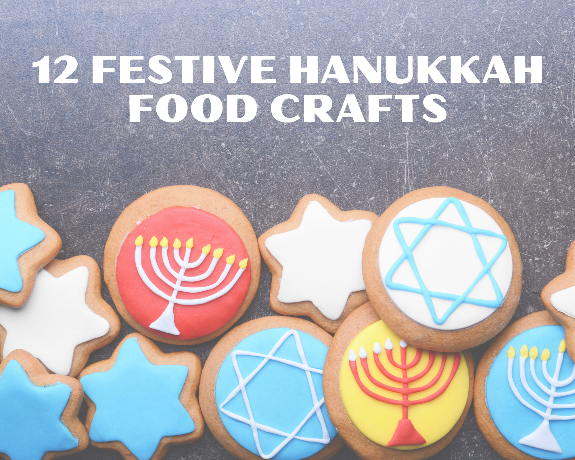 festive Hanukkah cookies