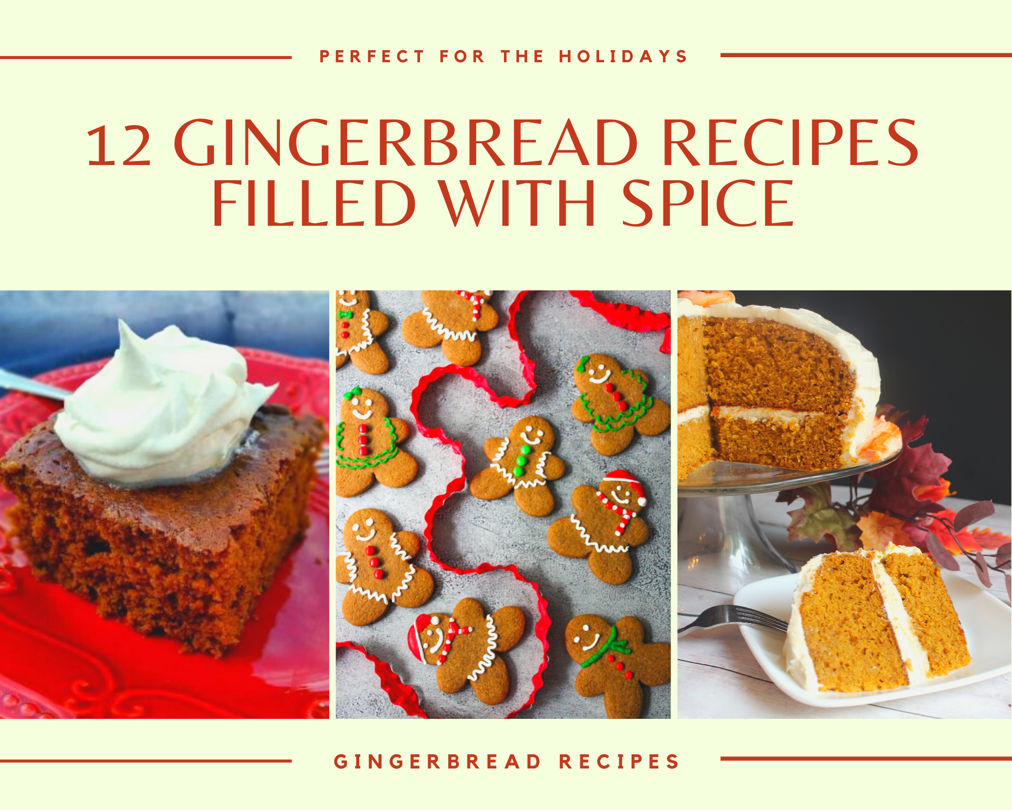 gingerbread recipes filled with spice