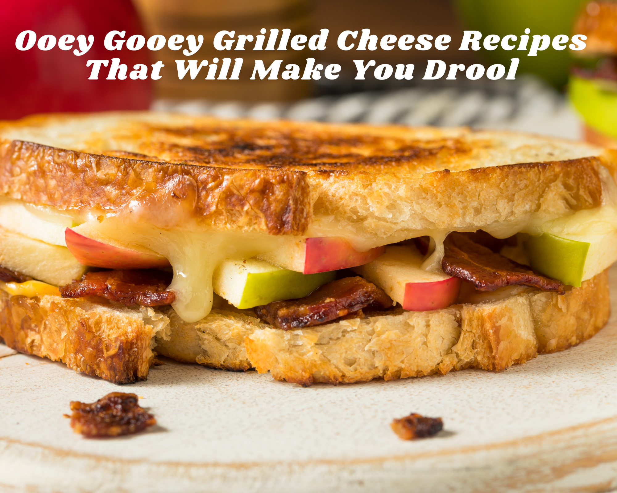 Apple bacon grilled cheese