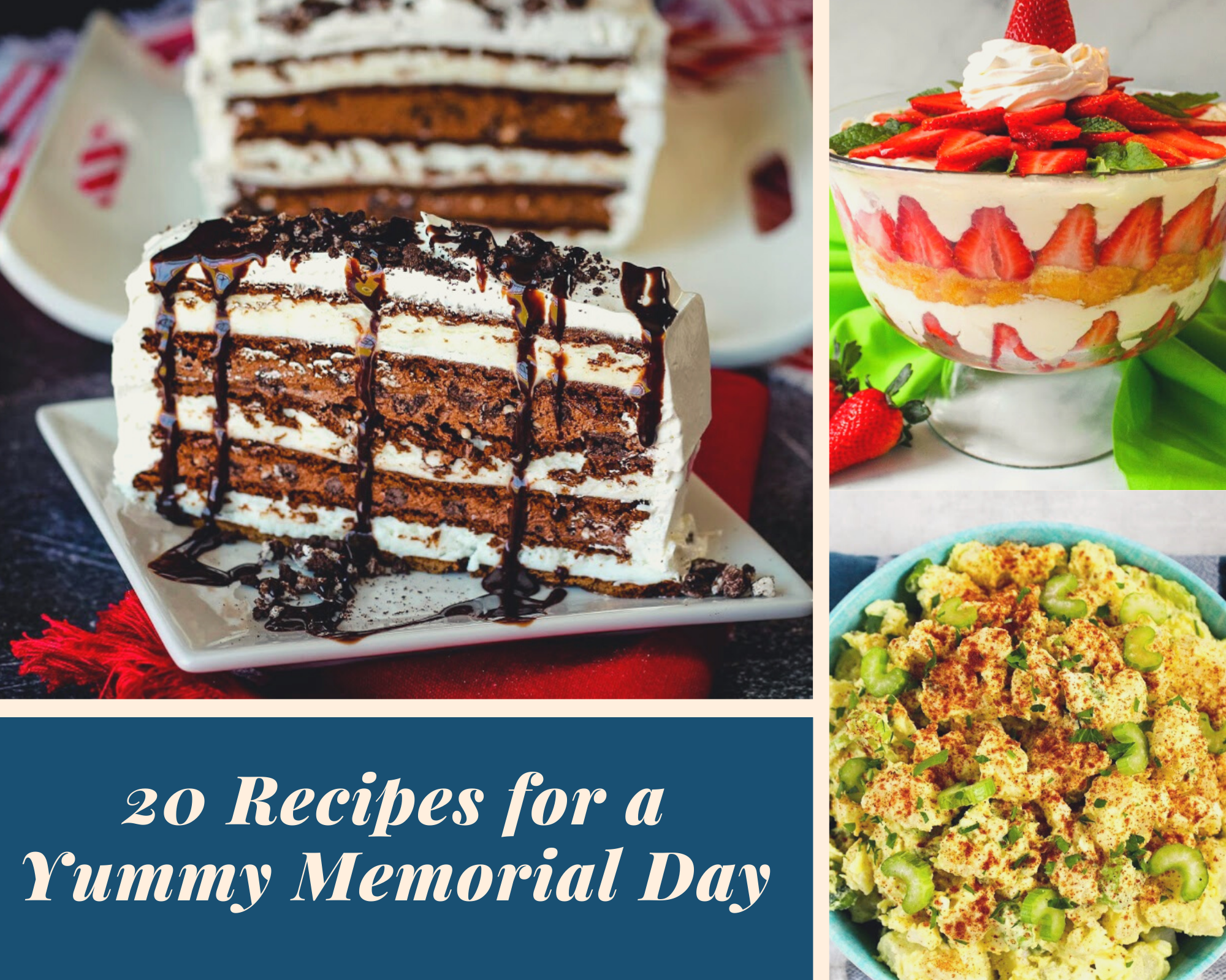 Memorial day desserts and side dishes