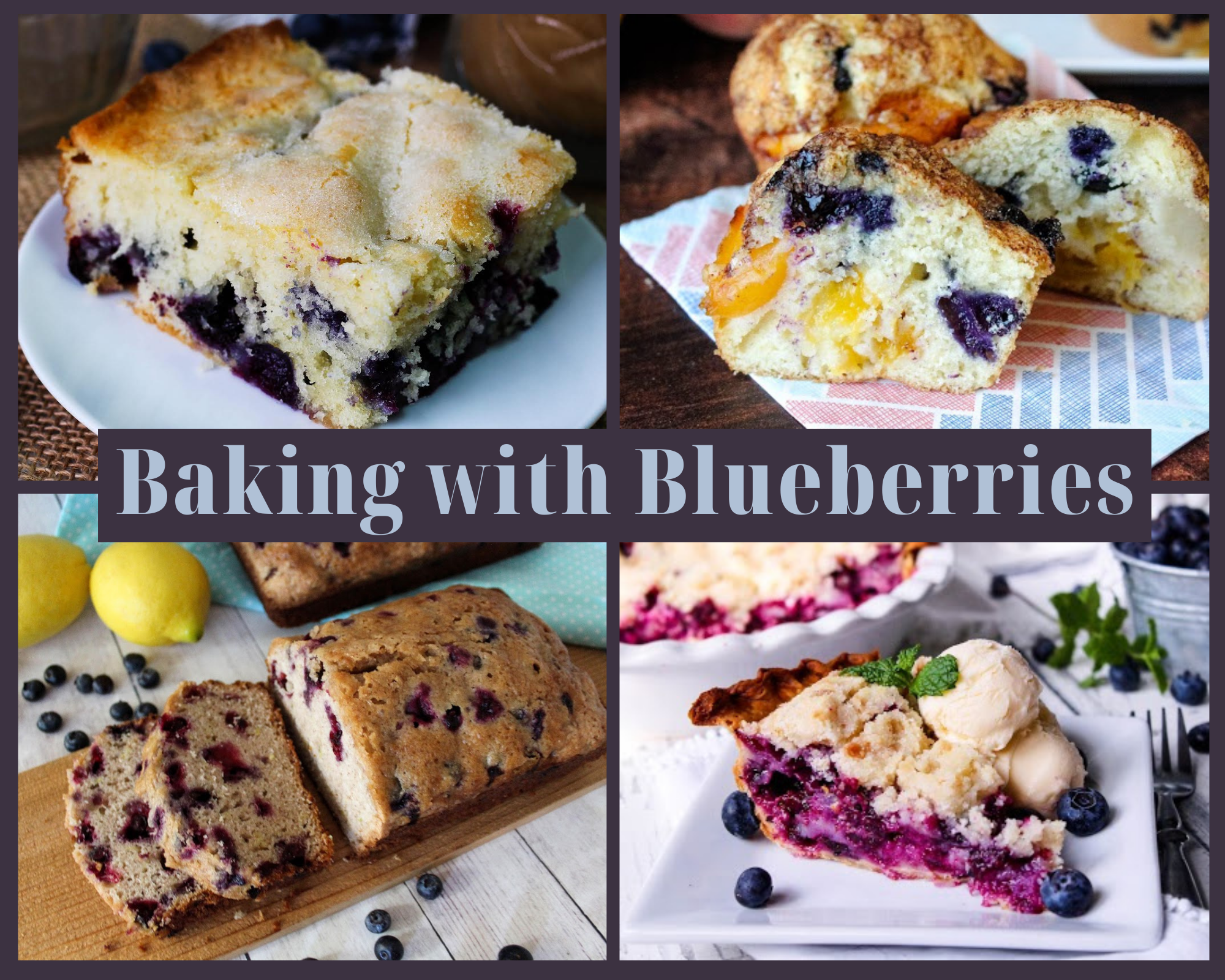 Baking with blueberries