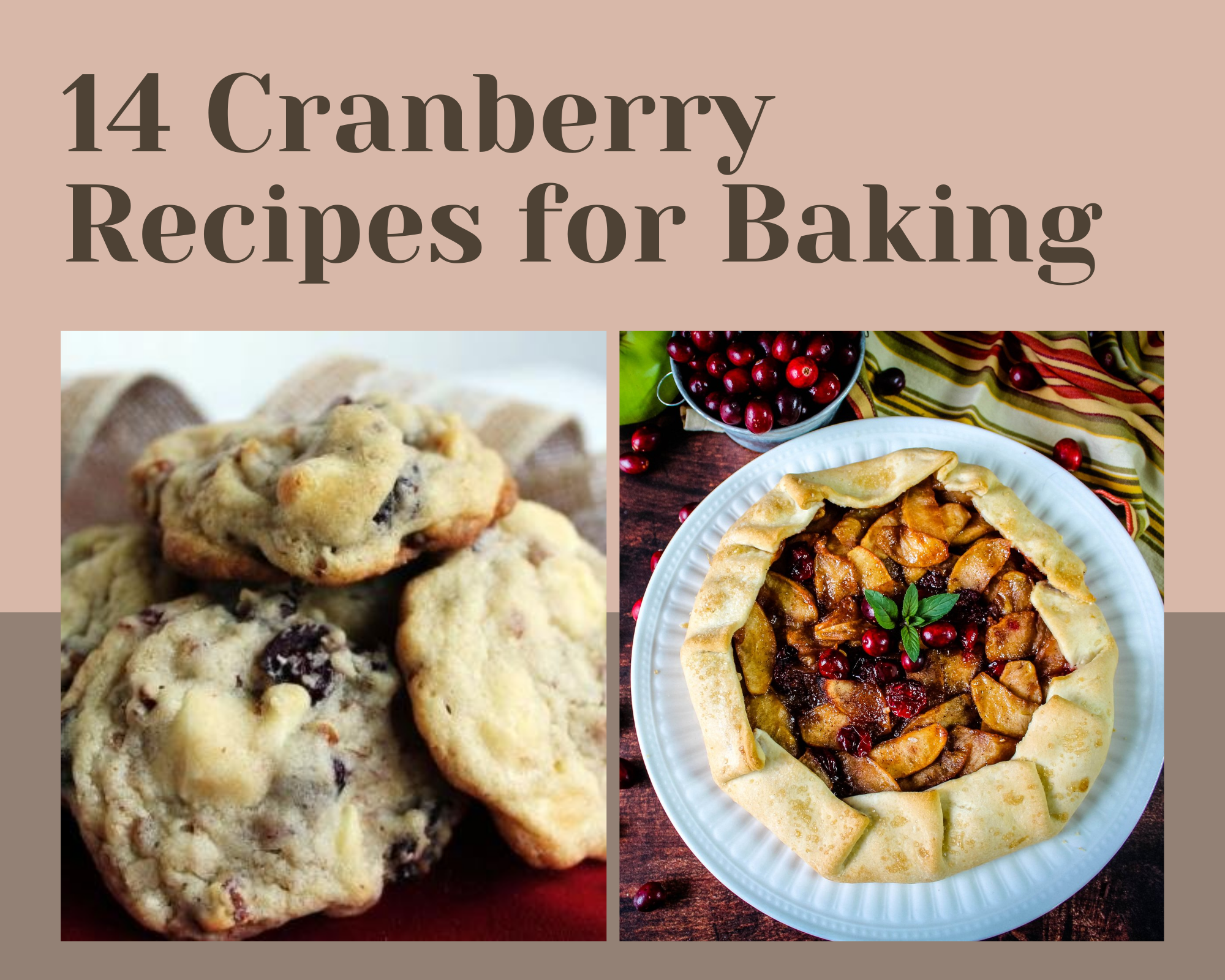 cranberry cookies and more baked goods