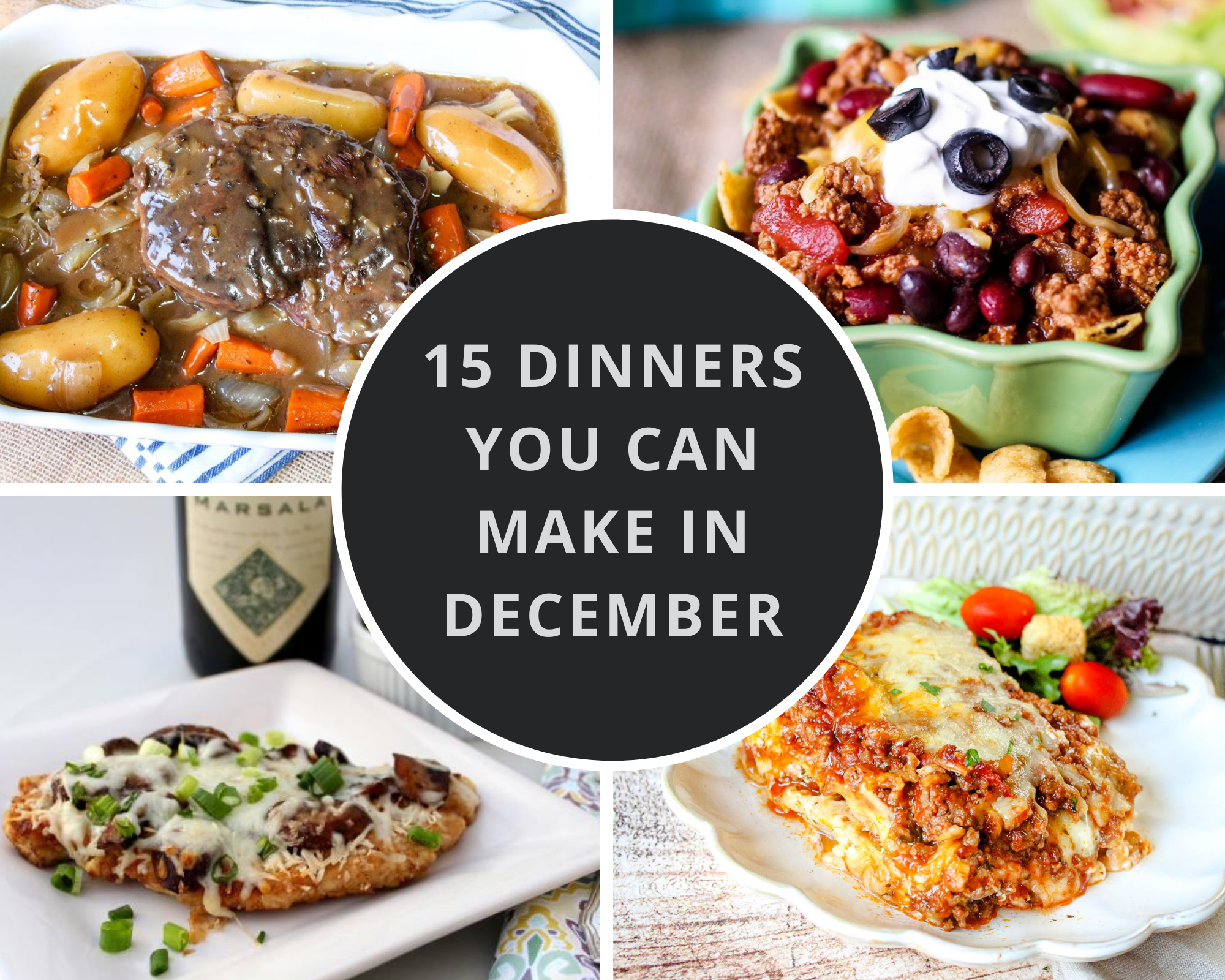 Dinners you can make in December