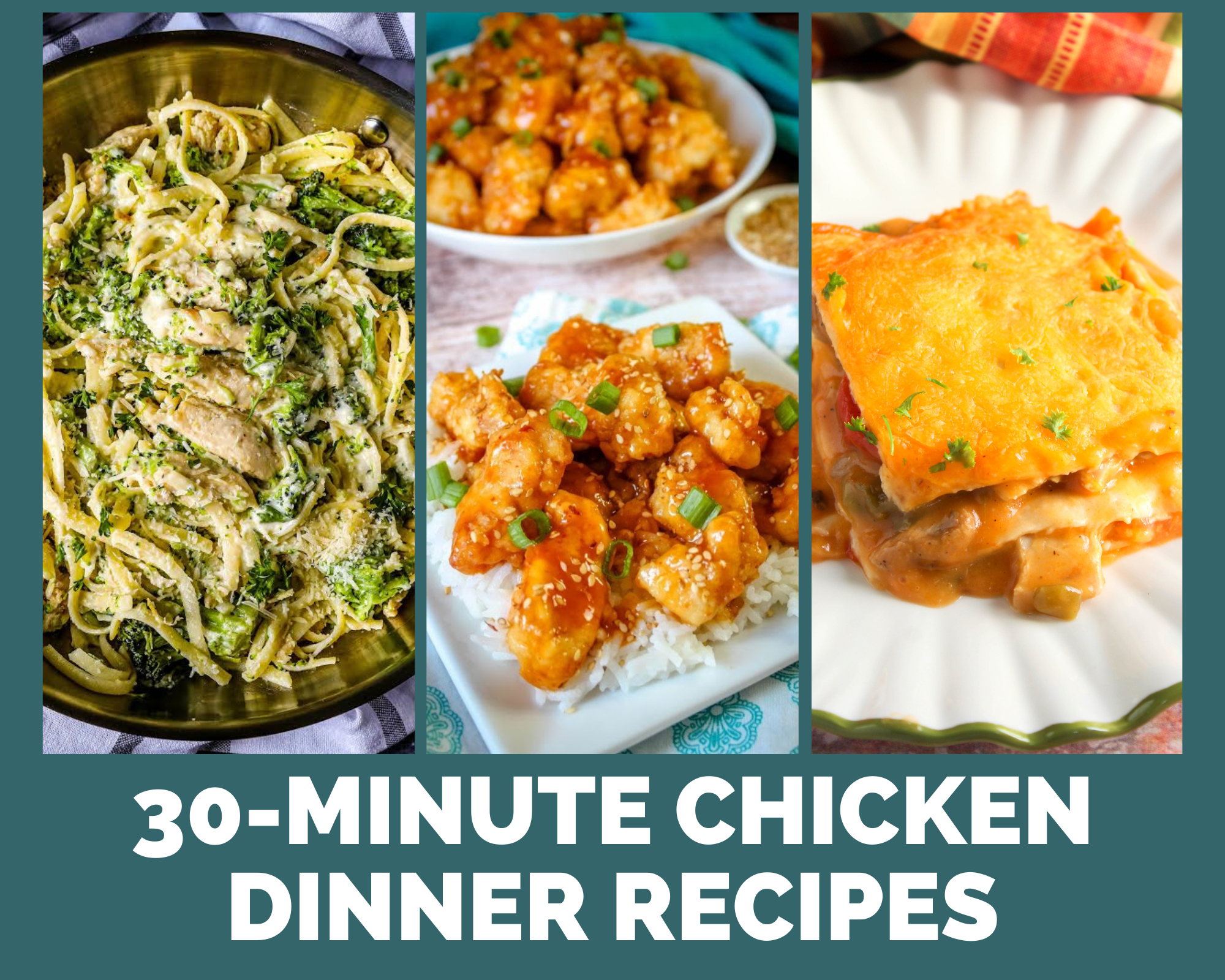 30 minute chicken dinner recipes