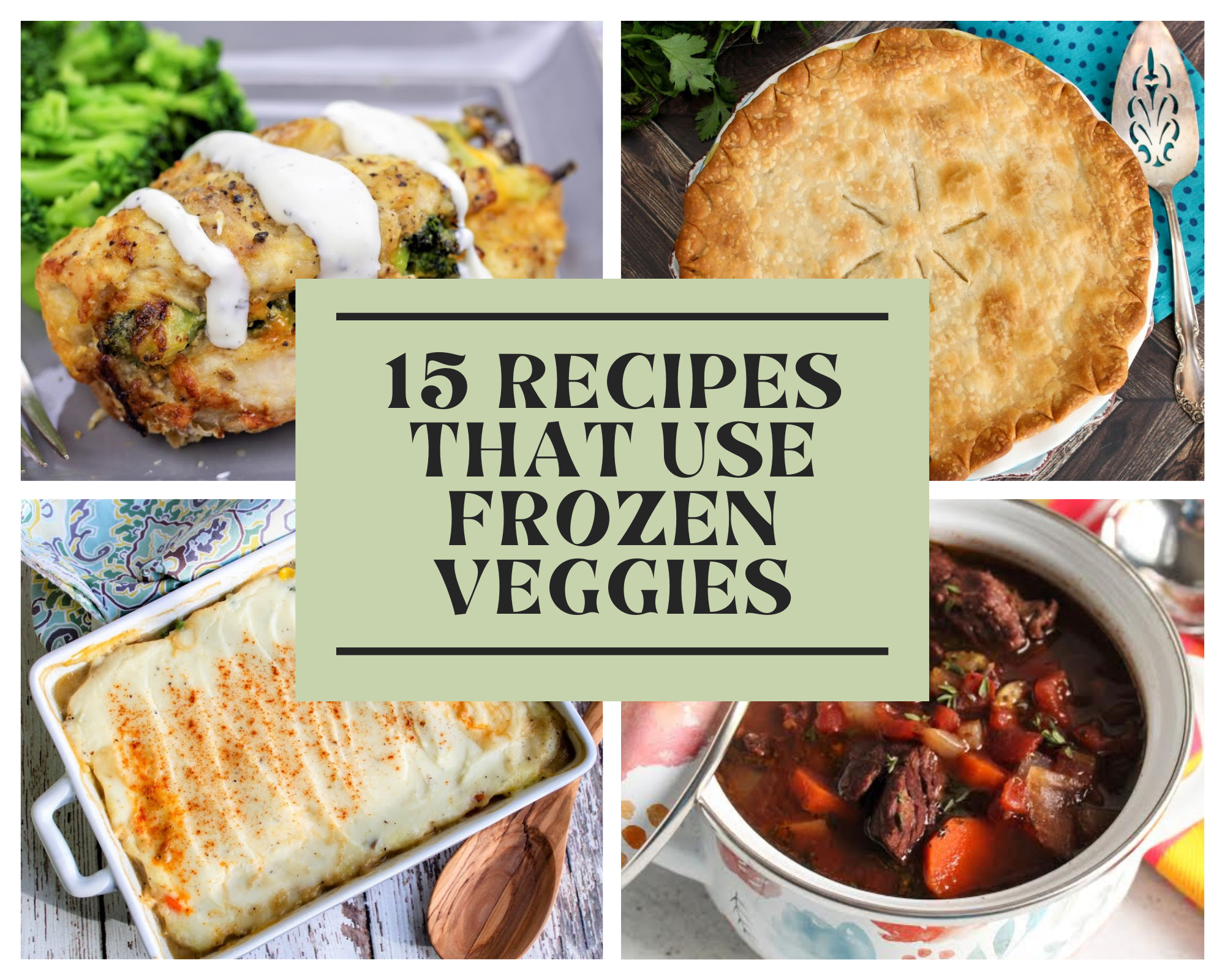 recipes with frozen veggies