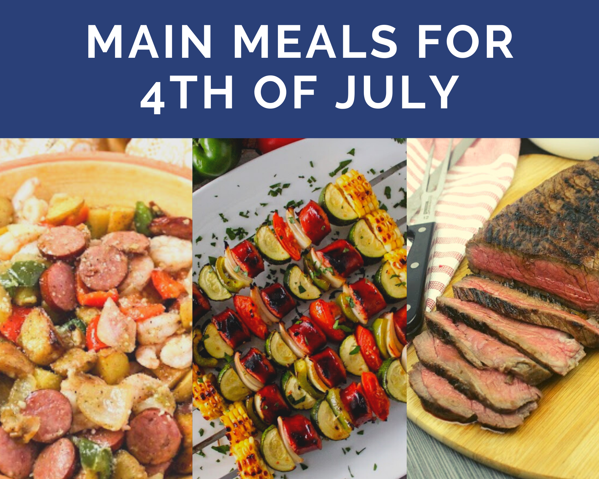 main meals for 4th of july