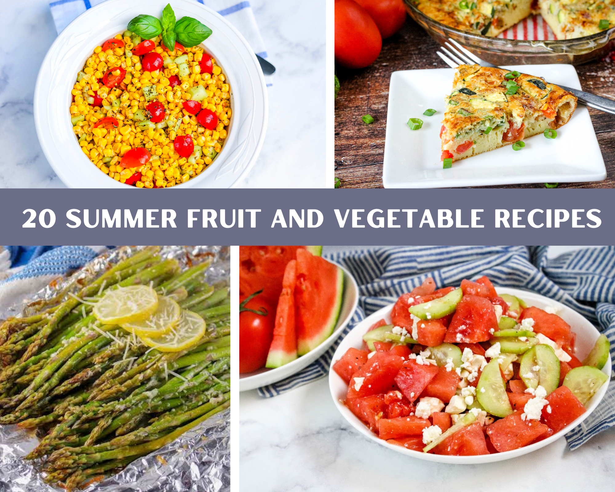 summer fruit and vegetable recipes