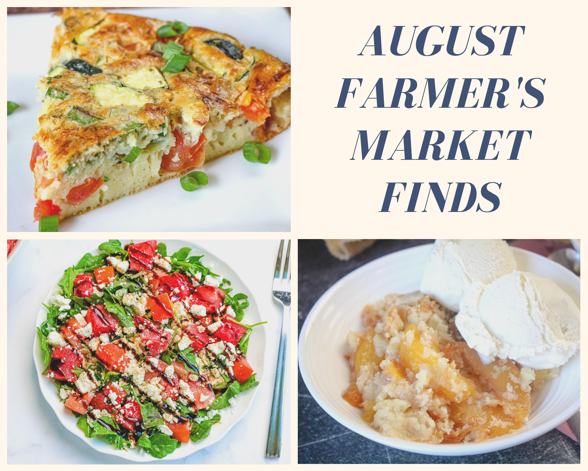 august farmer's market finds