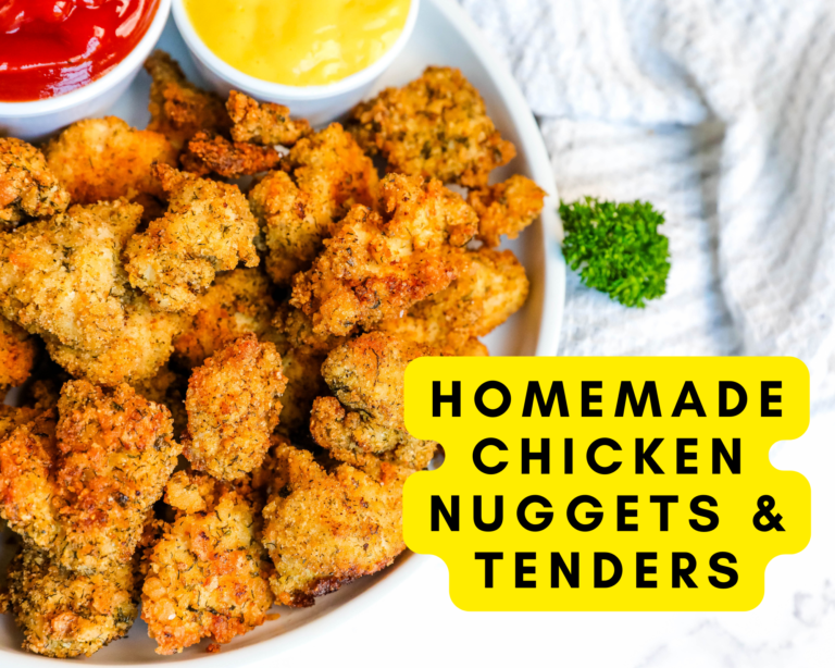 Homemade Chicken Nuggets and Tenders Just A Pinch