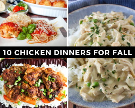 chicken dinners for fall
