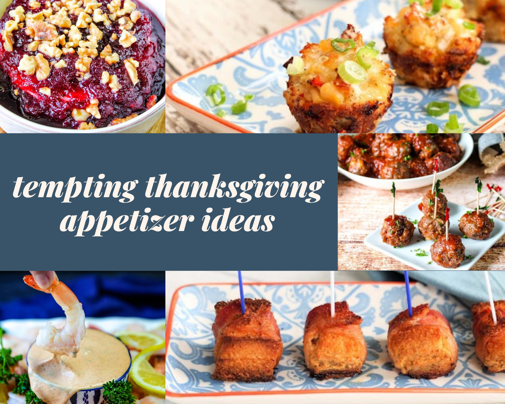 tempting Thanksgiving appetizer ideas