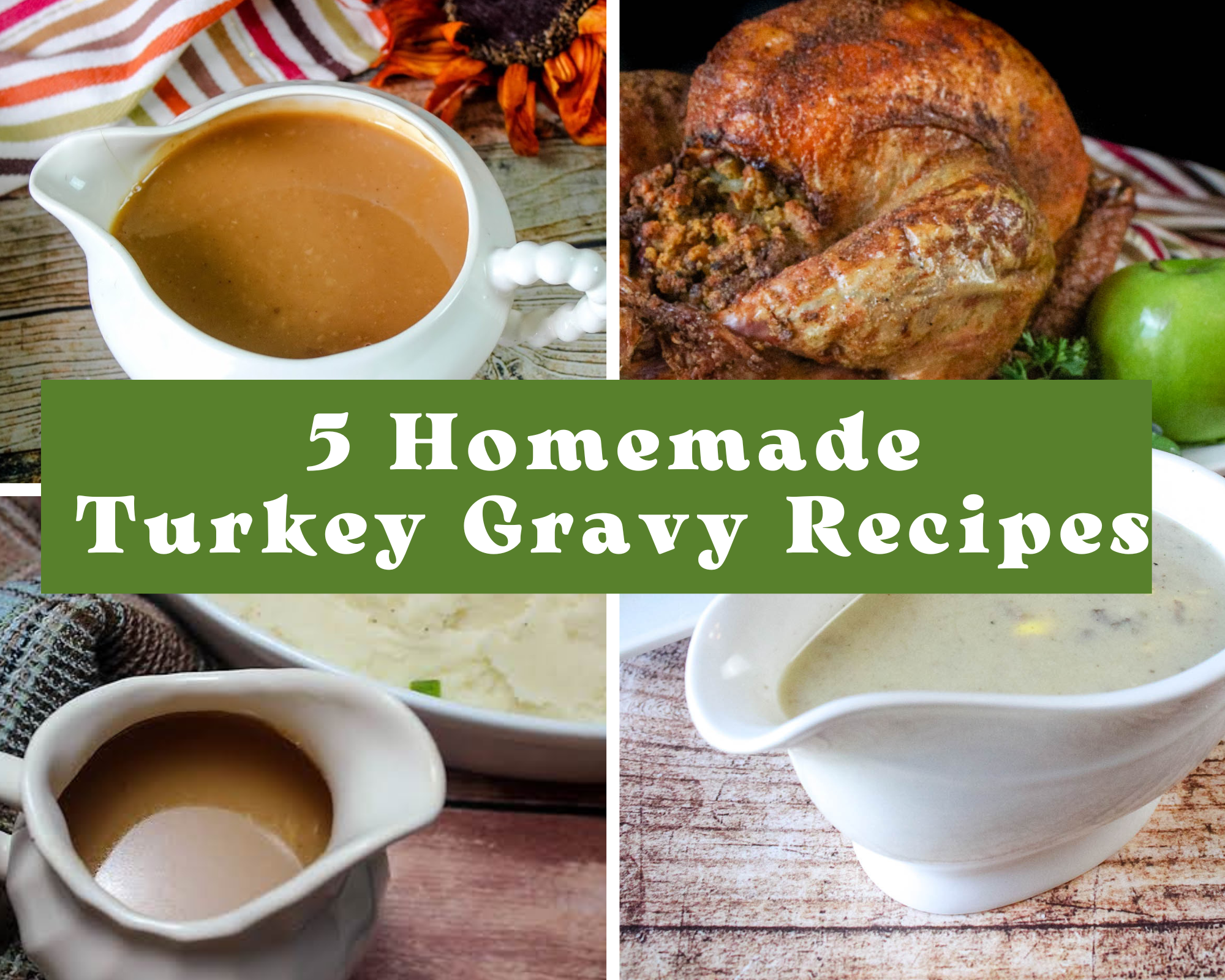 5 Homemade Turkey Gravy Recipes