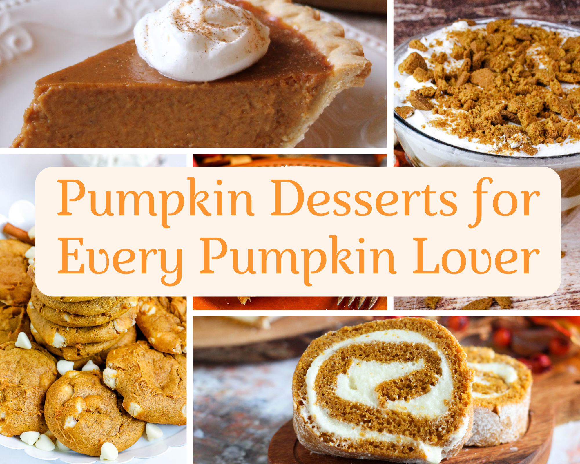 Pumpkin Desserts for Every Pumpkin Lover