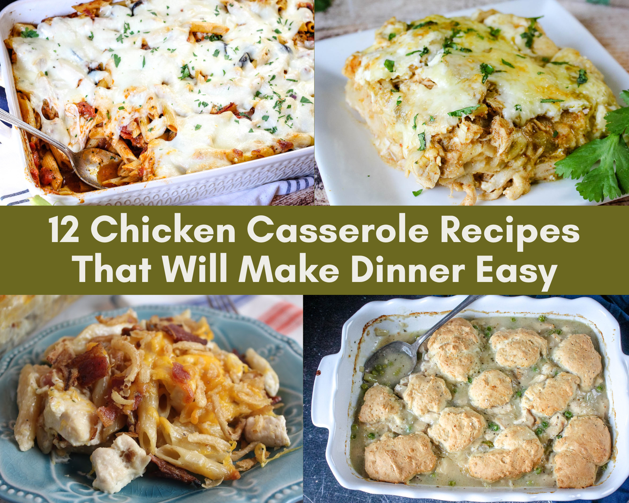 chicken casserole recipes that will make dinner easy