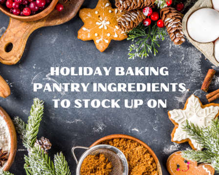 holiday baking pantry ingredients
