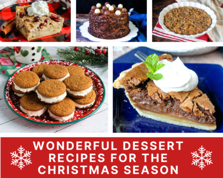Wonderful Dessert Recipes for the Christmas Season