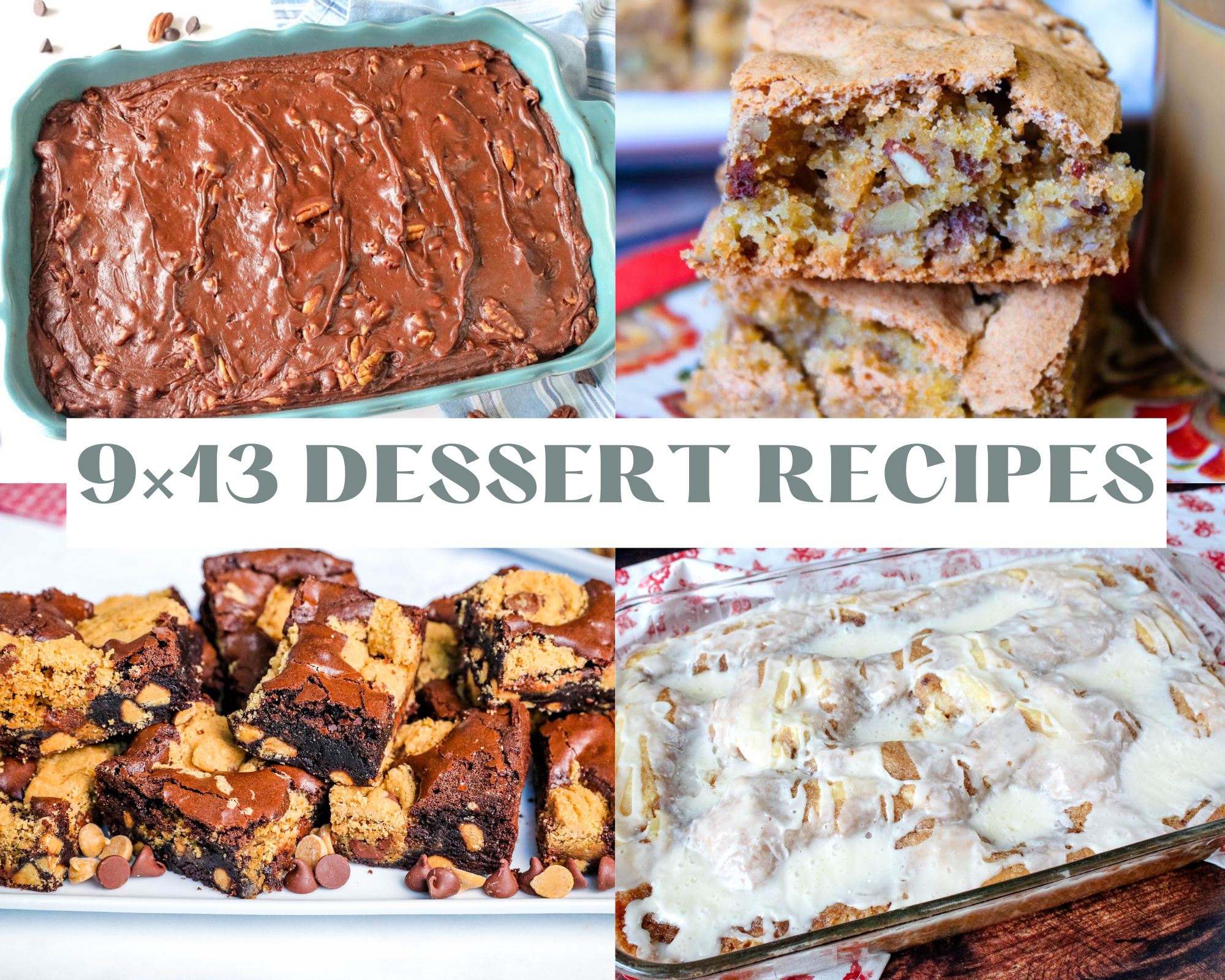 9×13 Dessert Recipes