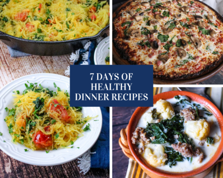 7 days of healthy dinner recipes