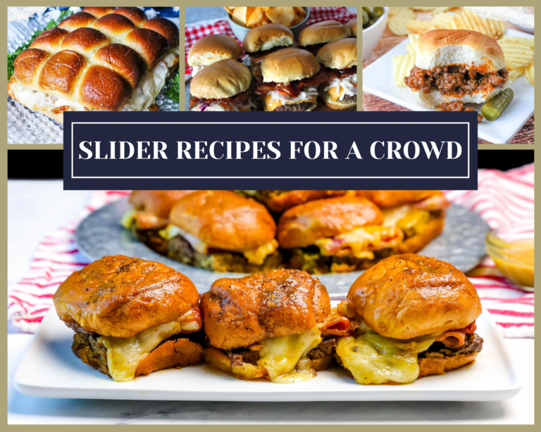 Slider Recipes for a Crowd Just A Pinch