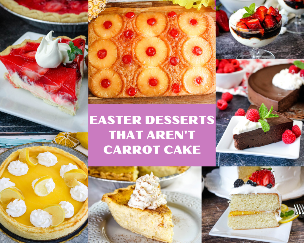 Easter Desserts That Aren’t Carrot Cake