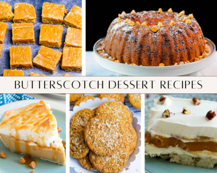 Butterscotch Dessert Recipes