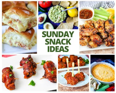 sunday snack ideas