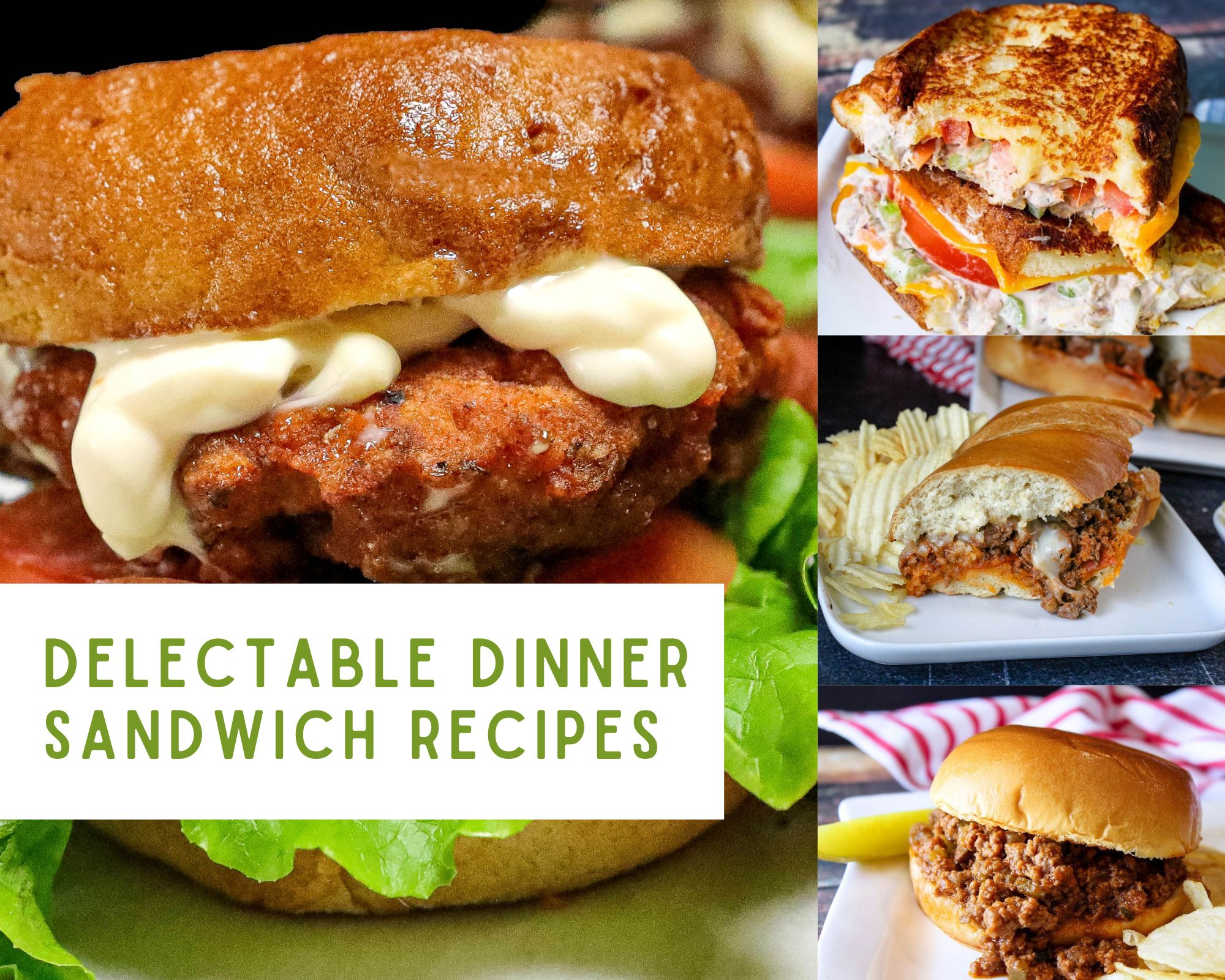 Delectable Dinner Sandwich Recipes