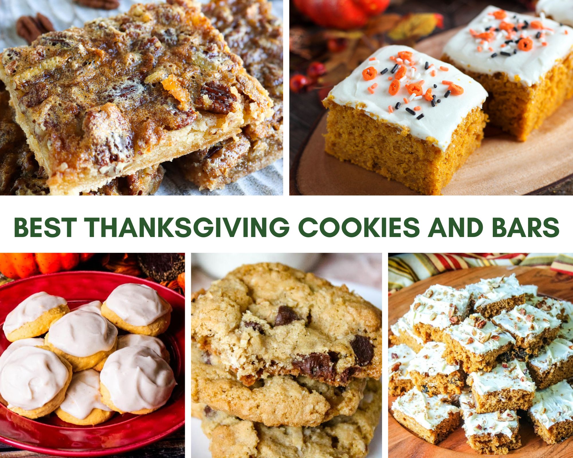 Best Thanksgiving Cookies and Bars