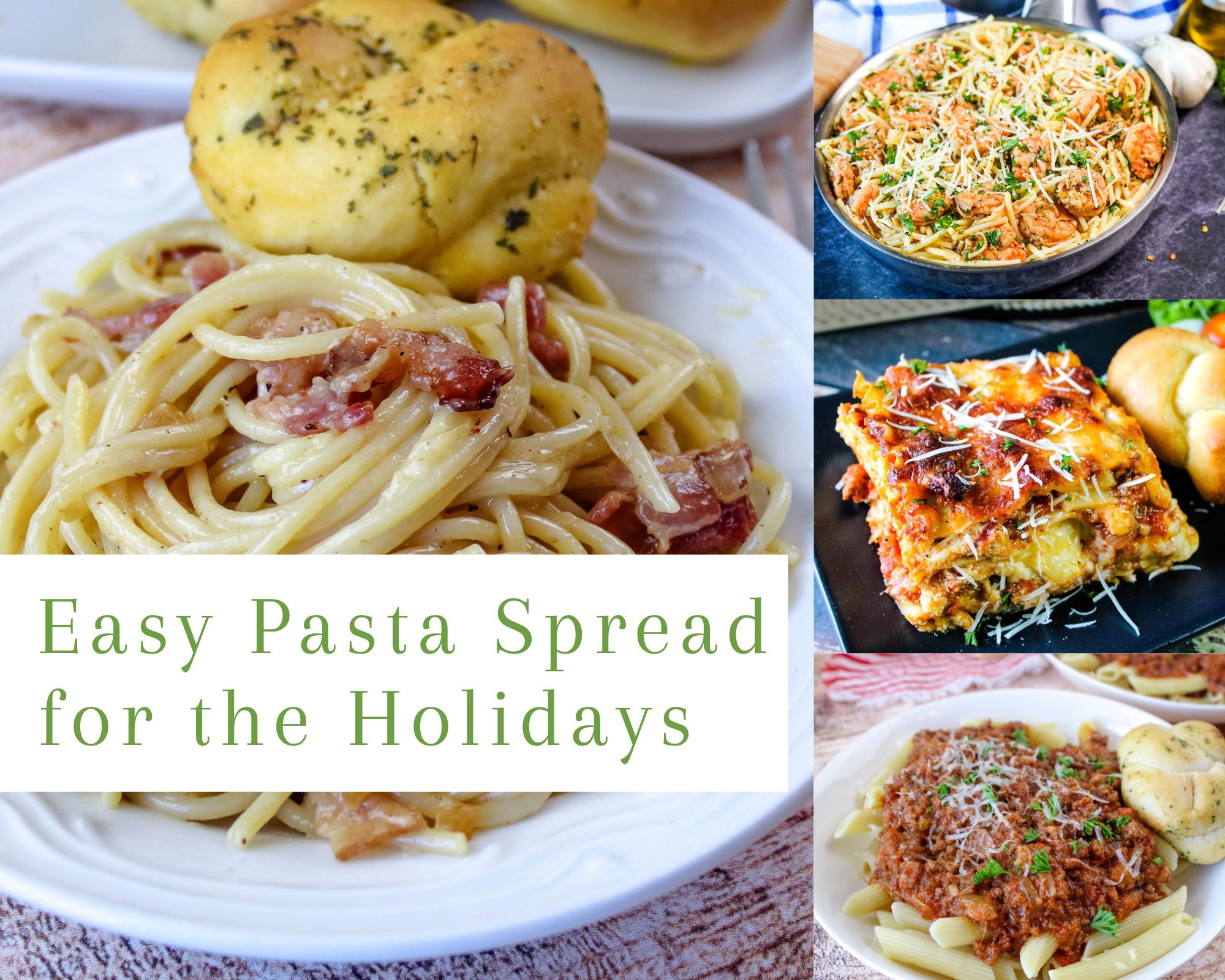 Easy Pasta Spread for the Holidays